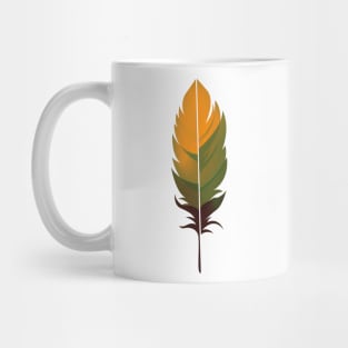 Colorful nature feather Mug